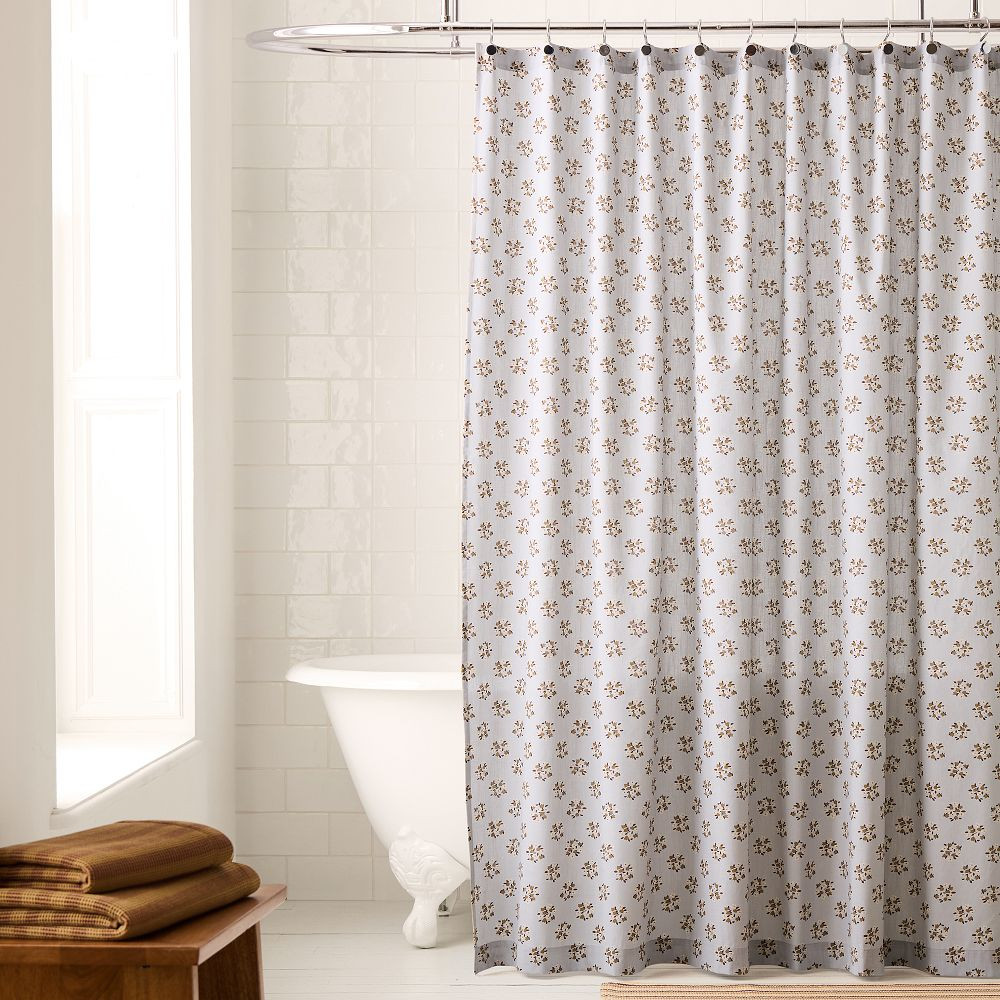 Emma Chamberlain Floral Shower Curtain | West Elm (US)