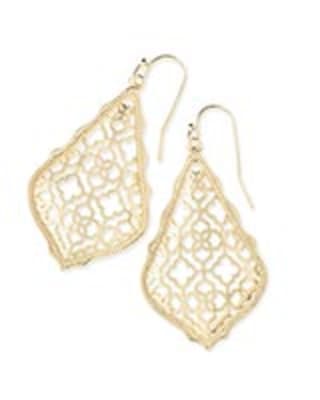 Addie Gold Drop Earrings in Silver Filigree | Kendra Scott | Kendra Scott