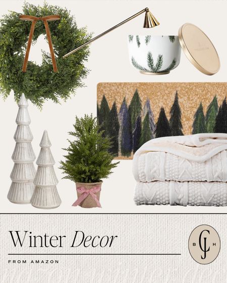 Amazon winter decor to help make your space feel cozy and warm! #cellajaneblog #amazonfinds #winterdecor

#LTKSeasonal #LTKhome