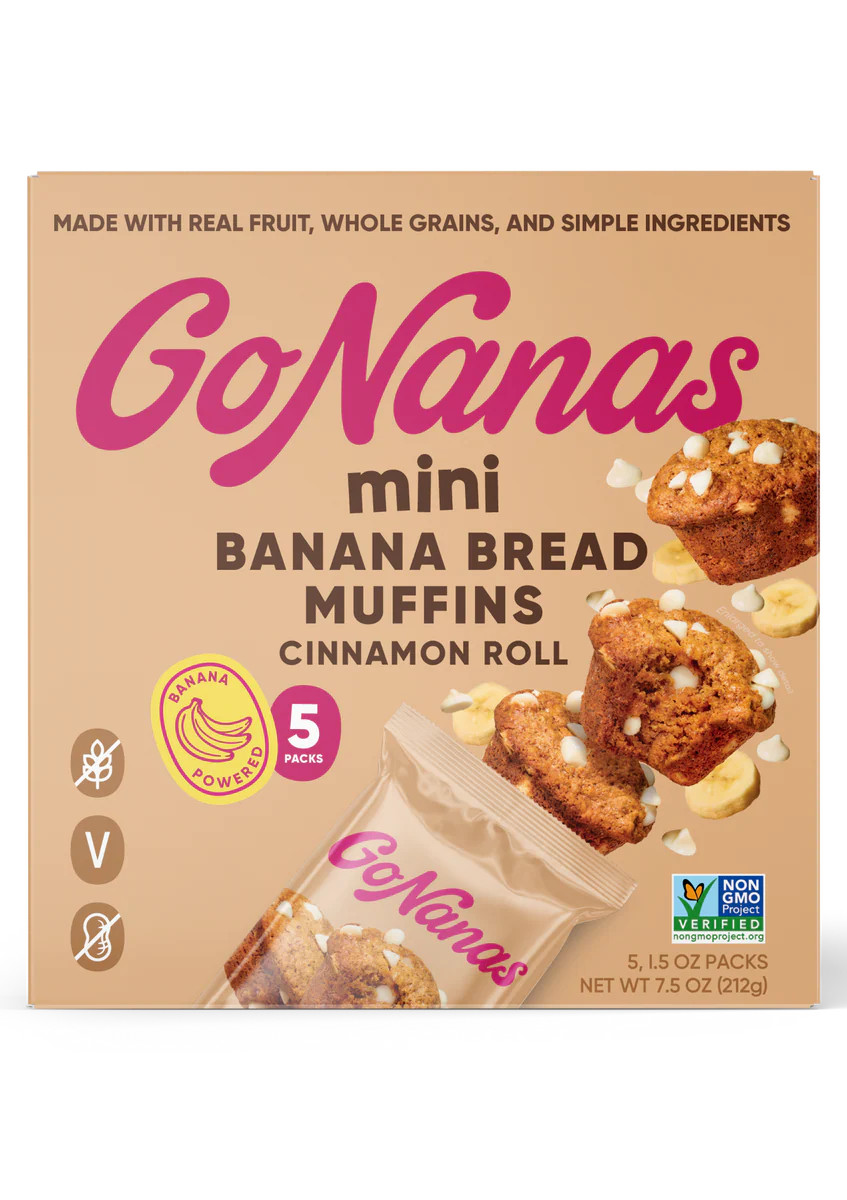 Cinnamon Roll Ready to Eat Mini Muffins | GoNanas