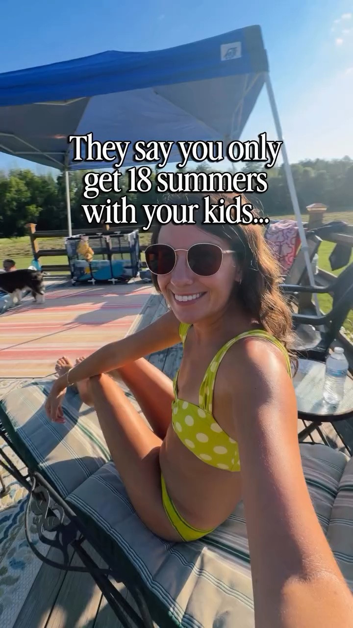 She can’t get rid of me that easily😈🥰 and now I have 2 kids and a husband in tow too!🤣

What are your thoughts on the “you only get 18 summers with your kids” comments?

Xs in my swim tops and bottoms and on my coverup!

#LTKSwim #LTKPetite #LTKootd