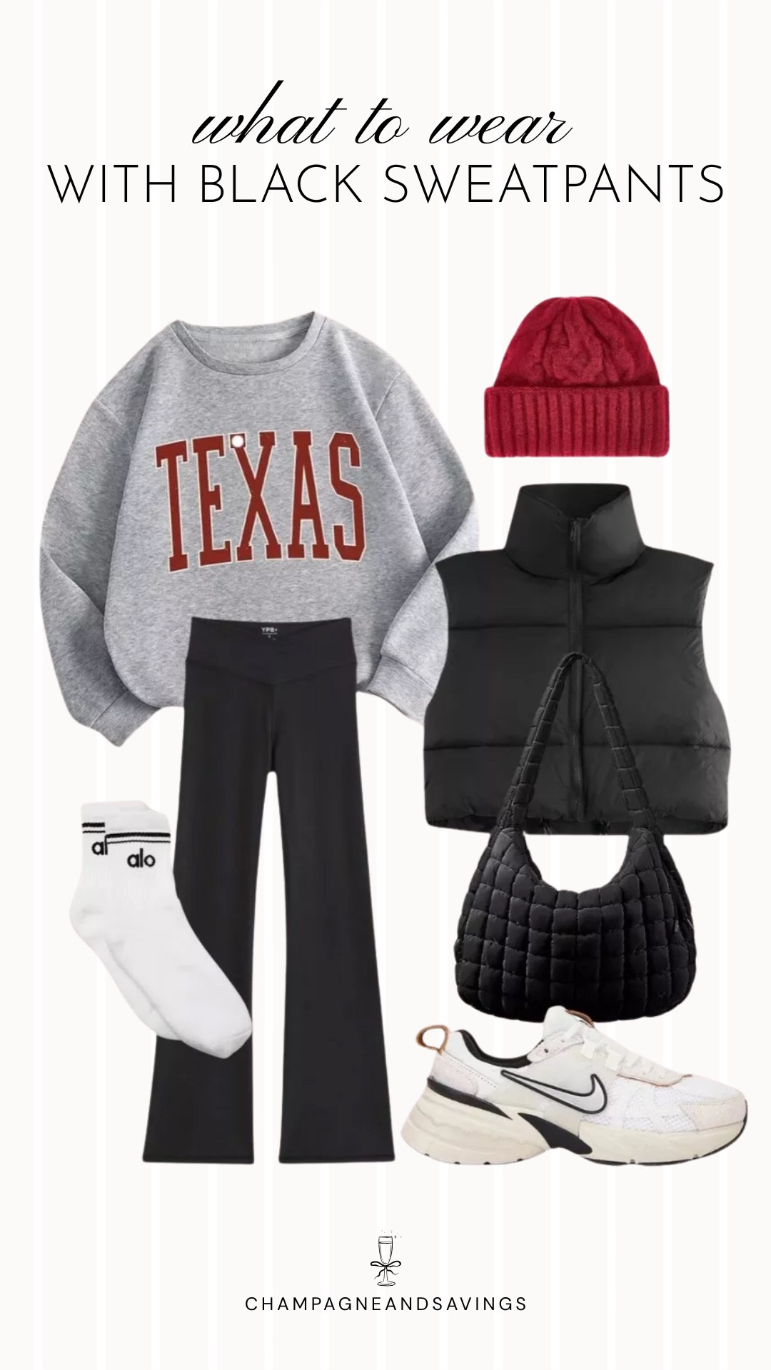 Black sweatpants outfit

#LTKootd