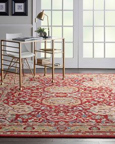Cher Loom-Woven Rug, 5'6" x 8' | Horchow