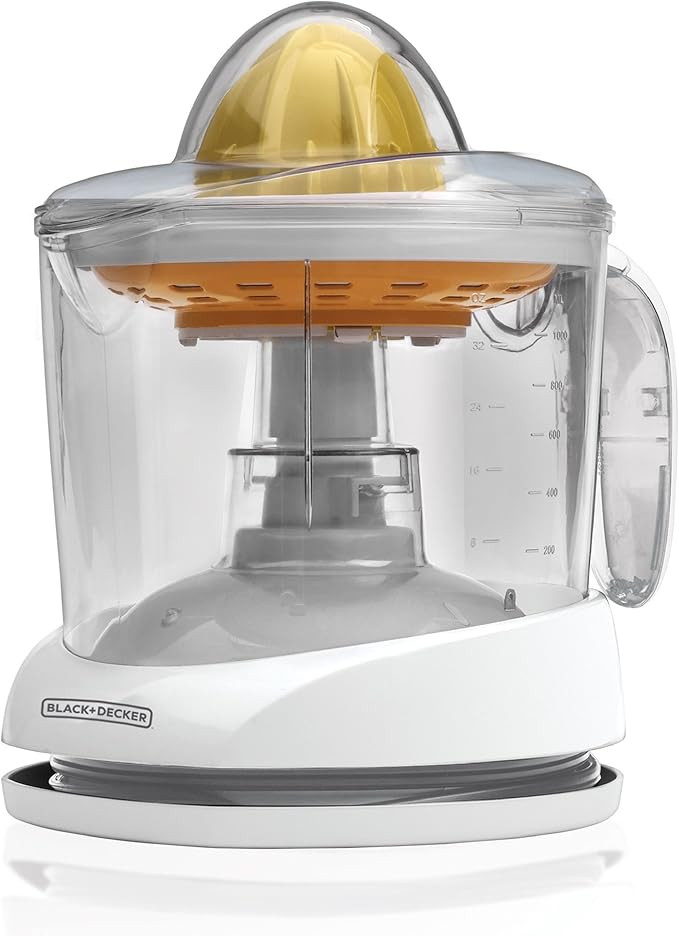 BLACK+DECKER 32oz Electric Citrus Juicer, CJ625, Pressure Activated, Adjustable Pulp Control, Dis... | Amazon (US)