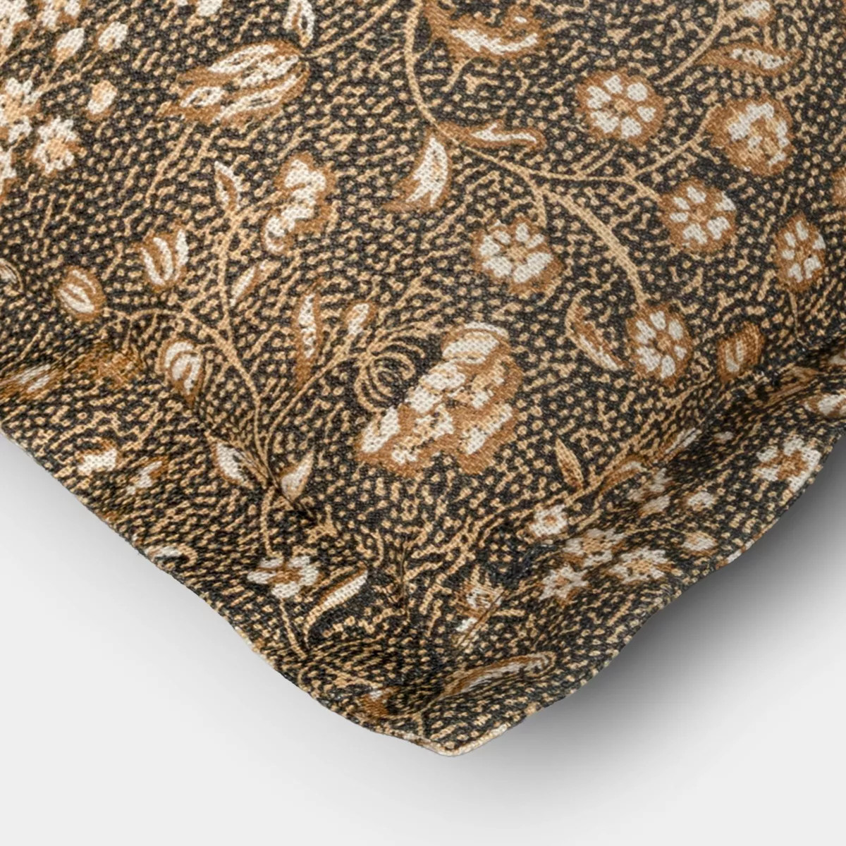 18"x18" Square Floral Printed Throw Pillow Gray/Neutral -Threshold\u2122\u2122\u2122 | Target