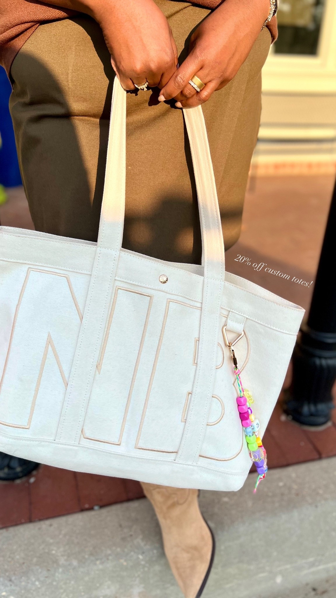 20% off custom totes from Bauble Bar is happening NOW!! ✨🪩

#LTKgrwm #LTKSaleAlert #LTKTravel