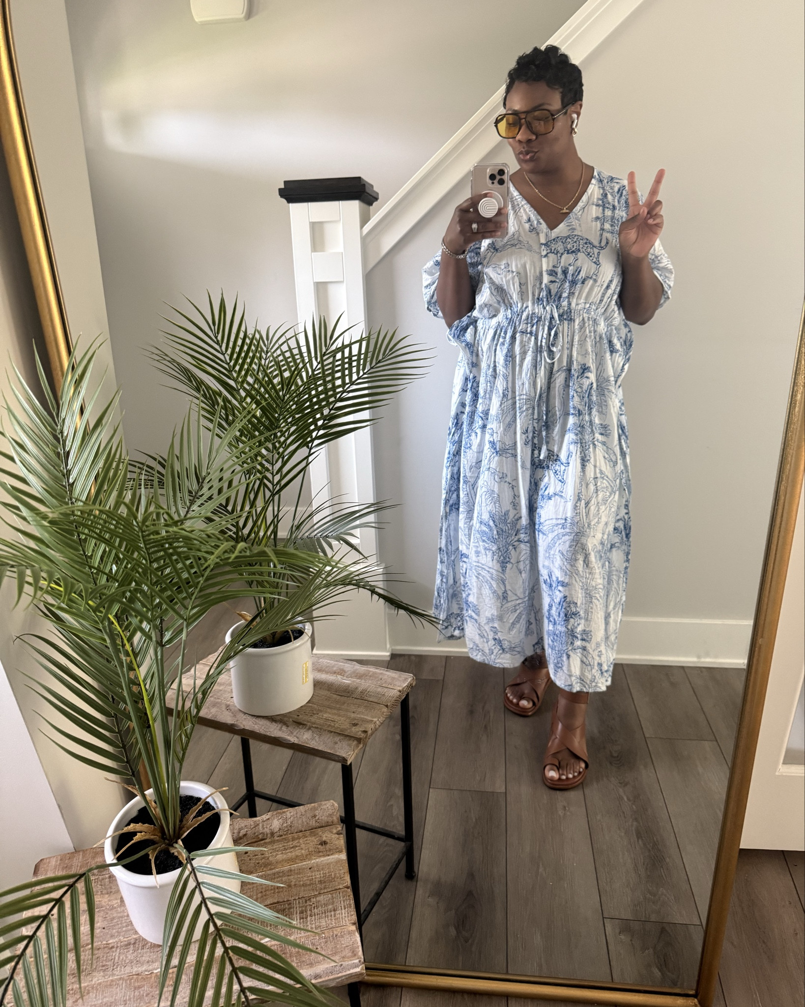 Cute, comfy and functional. I love the drawstring waist to cinch or let out. Perfect for all sizes! #muumuu ##momcomfy #cozy 

#LTKMidsize #LTKStyleTip #LTKFindsUnder100