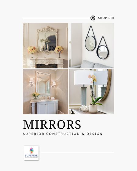 Mirrors for the entryway, living room, bathroom vanity, living room, bedroom, hallway, and more!

#LTKstyletip #LTKhome