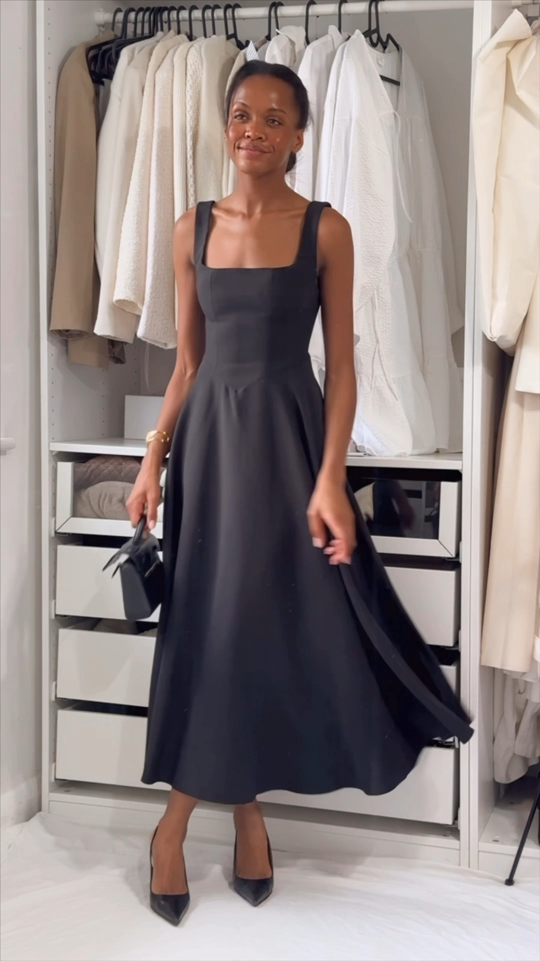 Odd muse black dress, evening outfit, midi dress, little black dress, dinner outfit, classic black dress 

#LTKuk #LTKstyletip #LTKsummer