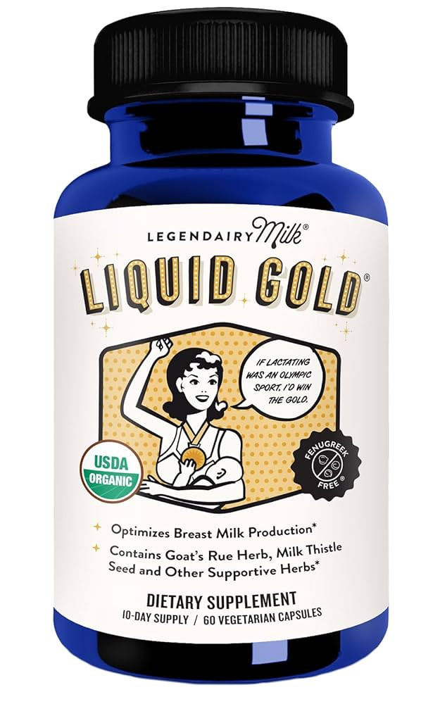 Legendairy Milk Liquid Gold Lactation Support | Lactation Supplement with Organic Goats Rue, Milk... | Amazon (US)
