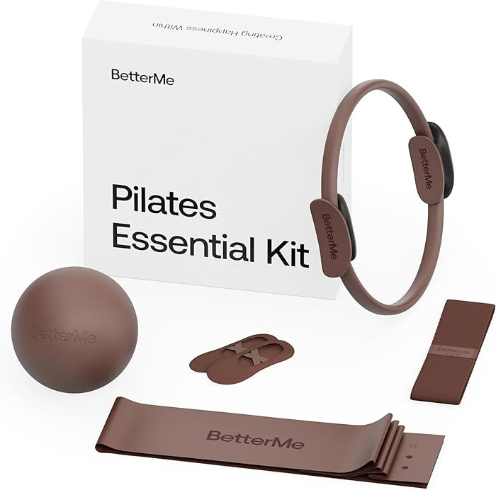 BetterMe Pilates Essential Kit – Pilates Ring, Long Resistance Bands, Pilates Loop Bands, Ball ... | Amazon (US)