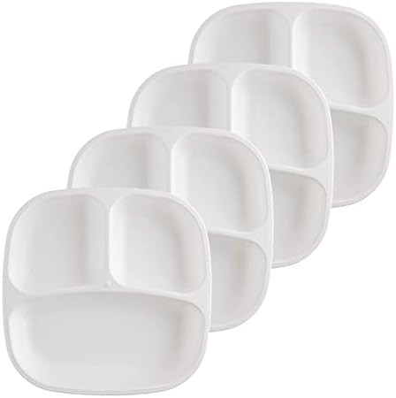 RE-PLAY Made in USA Deep Walled Divided Plates | Made from Eco Friendly Heavyweight Recycled Plas... | Amazon (US)