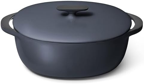 Caraway Enameled Cast Iron Dutch Oven - 8qt Dutch Oven With Lid - 3 Layer Enamel Coating - No Sea... | Amazon (US)