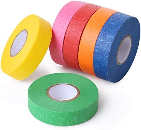 Mr. Pen- Colored Masking Tape, Colored Painters Tape for Arts and Crafts, 6 Pack, Drafting Tape, Cra | Amazon (US)
