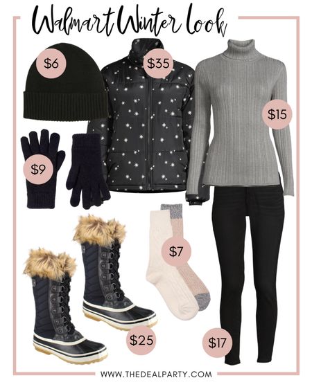 Winter Outfit | Winter Look | Winter Fashion | Winter coat | Puffer Jacket | Gray Turtleneck | Snow Boots | Black Jeans 

#LTKstyletip #LTKSeasonal #LTKunder100