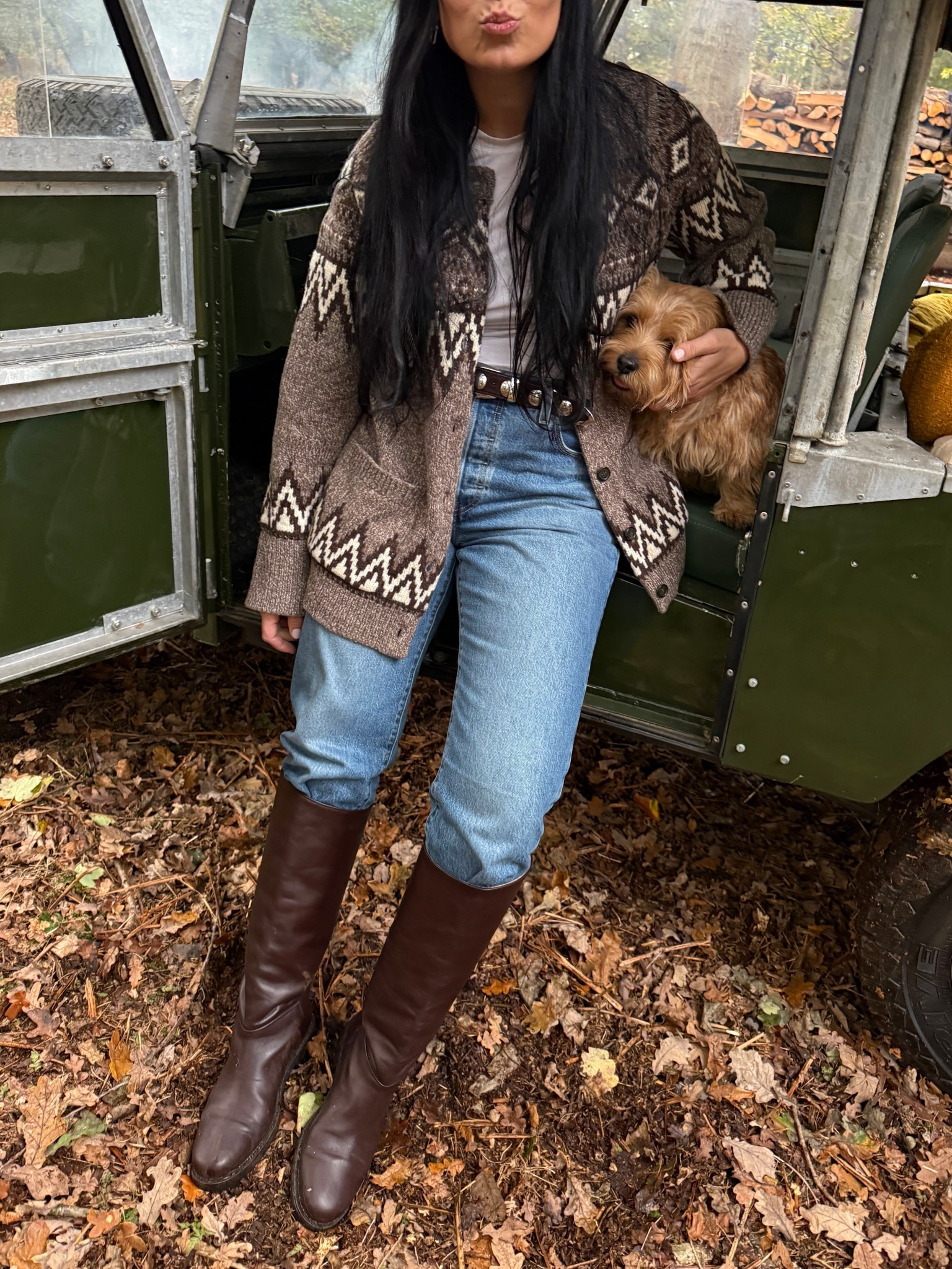 Fair isle cardigan and jeans outfit

#LTKfestive #LTKwinter #LTKuk