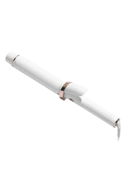 T3 SinglePass Curl 1.5-Inch Ceramic Extra Long Barrel Curling Iron in White at Nordstrom | Nordstrom