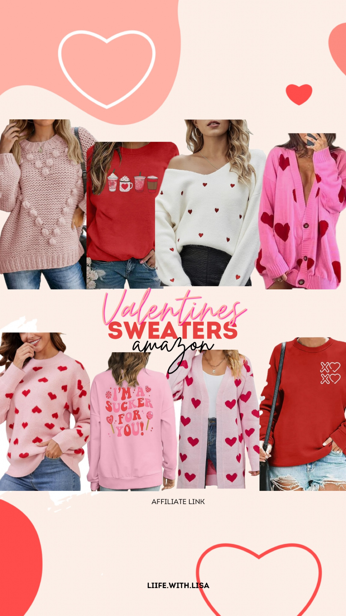Amazon has the cutest Valentine’s Day sweaters! So many are cute and comfortable!
Amazon, heart sweater, red sweater, Valentine’s Day, graphic sweater, heart cardigan, comfy Valentine’s Day, outfits, Valentine’s Day outfit Inso

#Valentine’sDay  #RedSweater #Valentine’sDayOutfit #Amazonfinds #HeartSweatshirt

#LTKSeasonal #LTKU #LTKfindsunder50