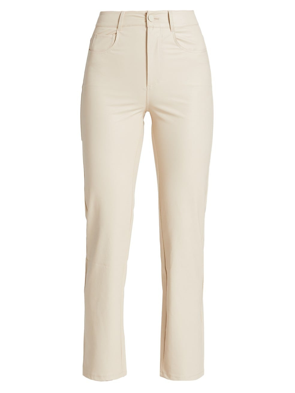 Paige Stella Faux Leather Slim-Fit Pants | Saks Fifth Avenue