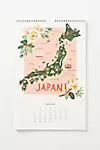 Rifle Paper Co. World Traveler 2022 Wall Calendar | Anthropologie (US)