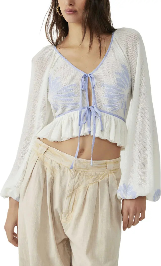 Lookout Tie Front Front Top | Nordstrom