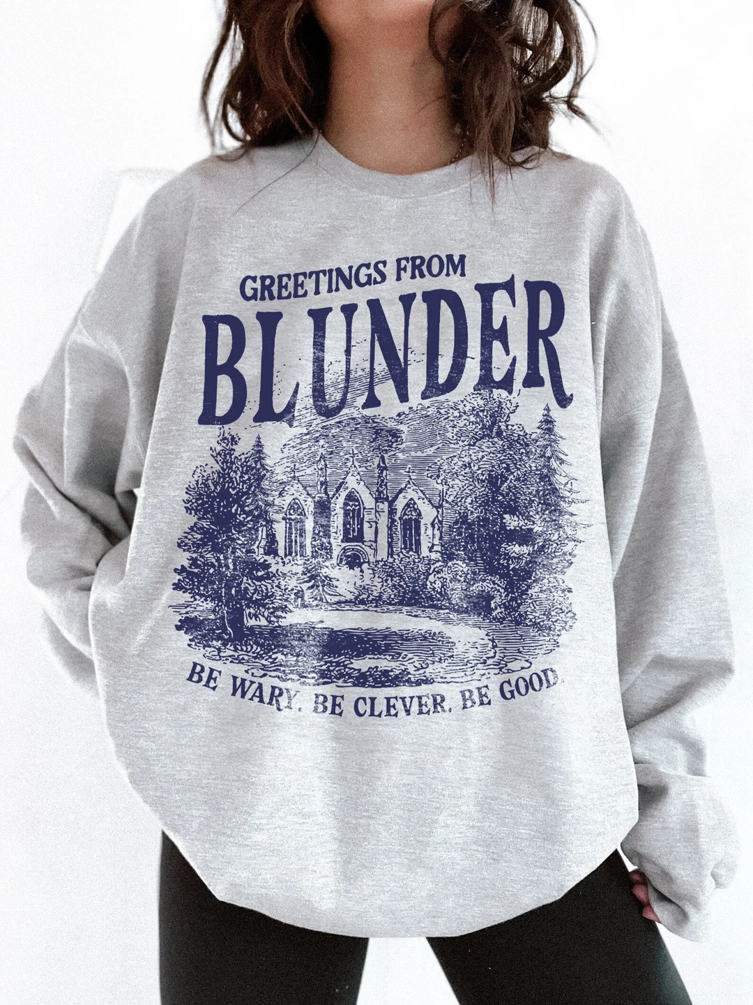 One Dark Window Sweatshirt | Blunder Be Wary Be Clever Be Good Licensed Shepherd King by Rachel G... | Etsy (US)