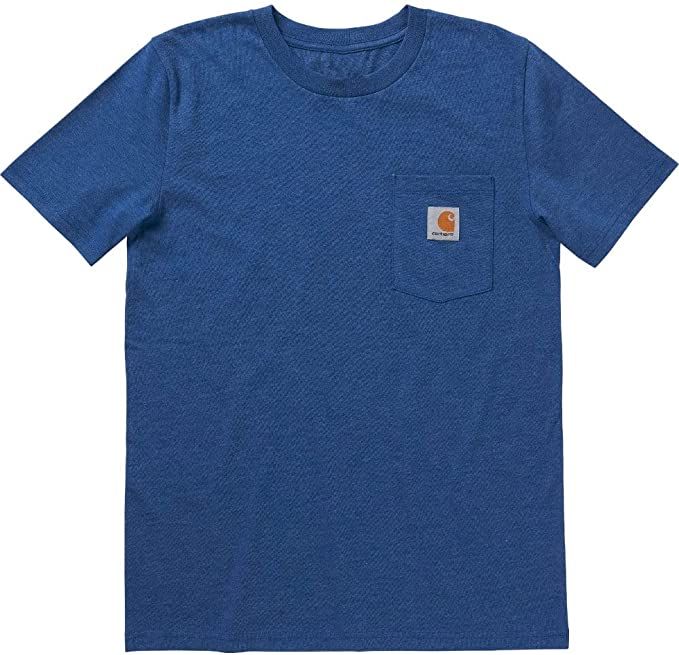 Carhartt Kid's CA6347 Short-Sleeve Pocket T-Shirt - Boys | Amazon (US)