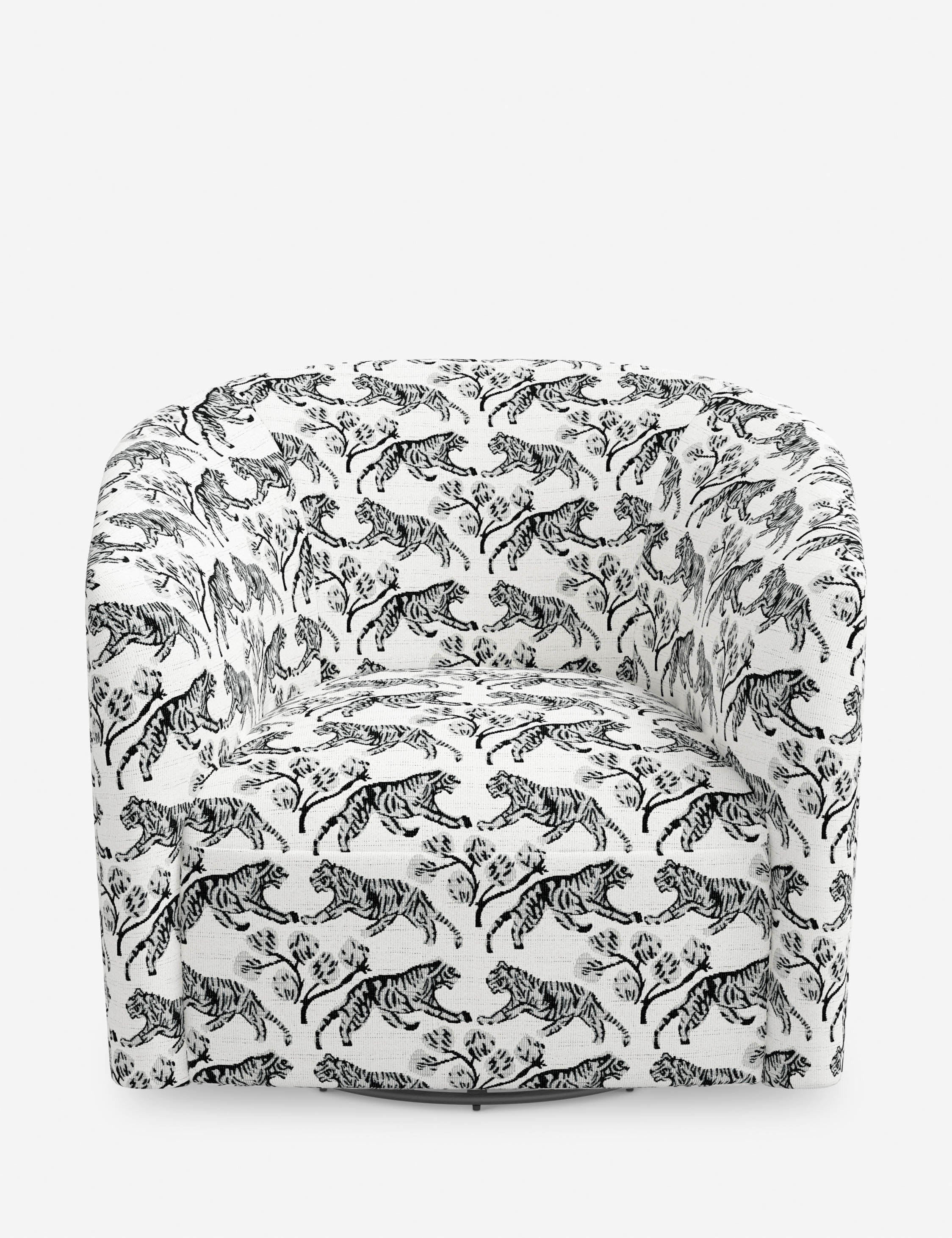 Mayhew Swivel Chair, Tiger Ivory by Sarah Sherman Samuel | Lulu and Georgia 