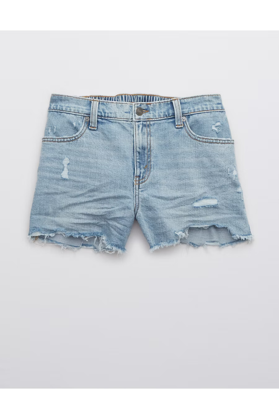 Aerie Distressed Daydream Denim Short | American Eagle Outfitters (US & CA)