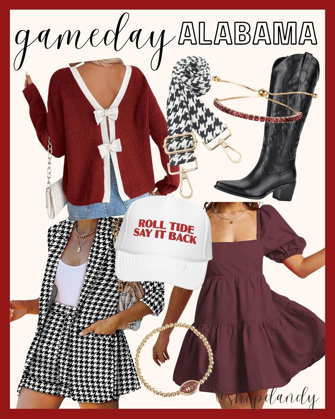 Roll Tide! College gameday outfit for Alabama! All from Etsy and Amazon.

Shop dandy, gameday outfit, bama outfit, college gameday

#LTKFindsUnder100 #LTKFindsUnder50 #LTKStyleTip