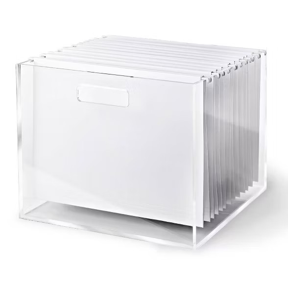 RUSSELL + HAZEL Acrylic File Box | Target
