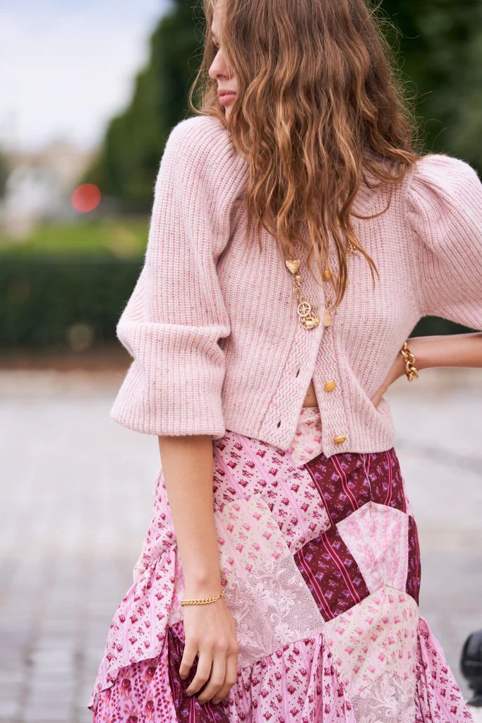 Robinson Cropped Cardigan Sweater | LOVESHACKFANCY