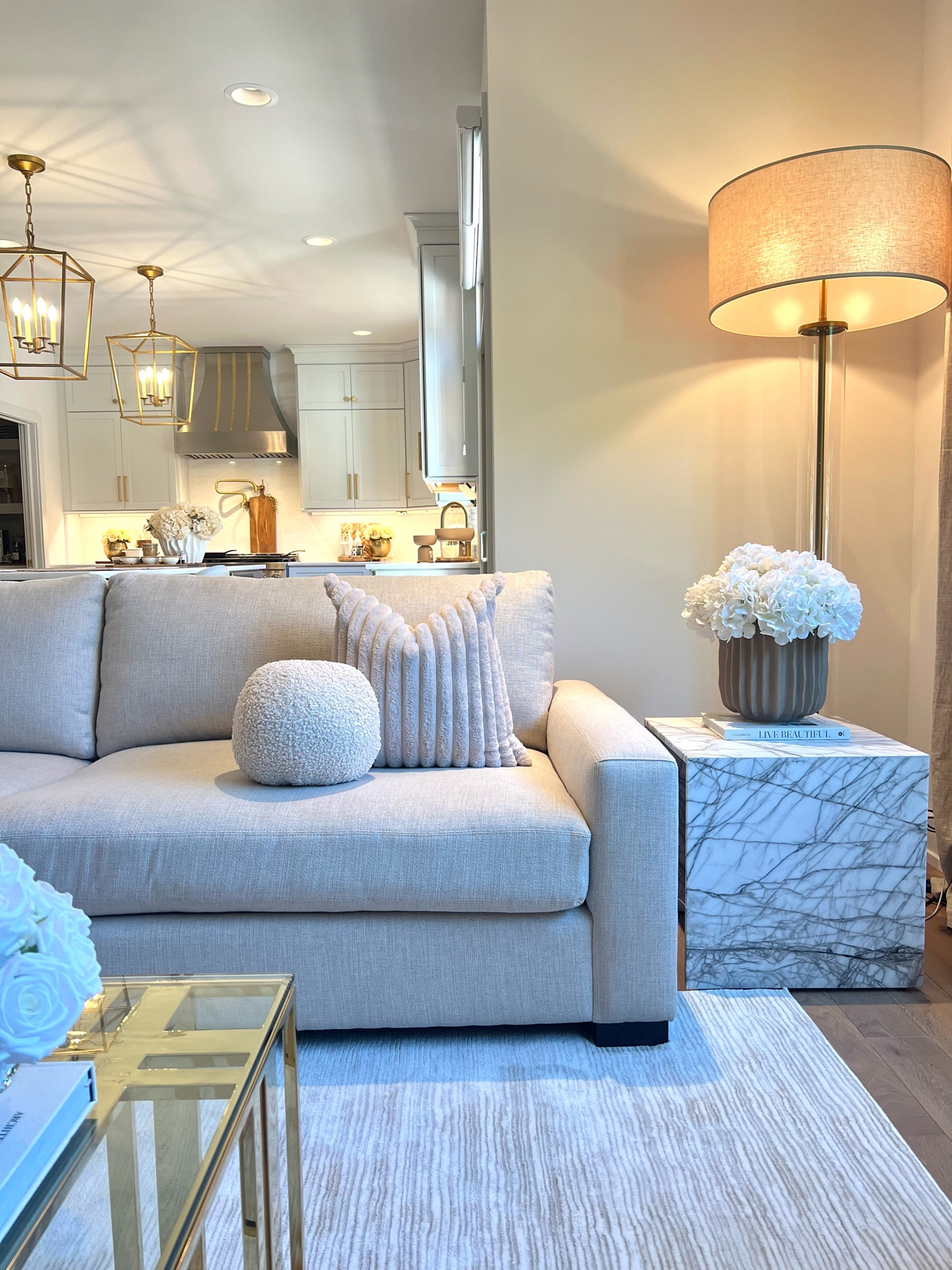 Neutral living room views. 

Living room decor. Coffee table. Accent table. Gold decor. Brass decor. Accent pillows  

#LTKstyletip #LTKFind #LTKhome