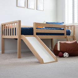 Soren Ultra Low Loft Bed With Slide | max & lily