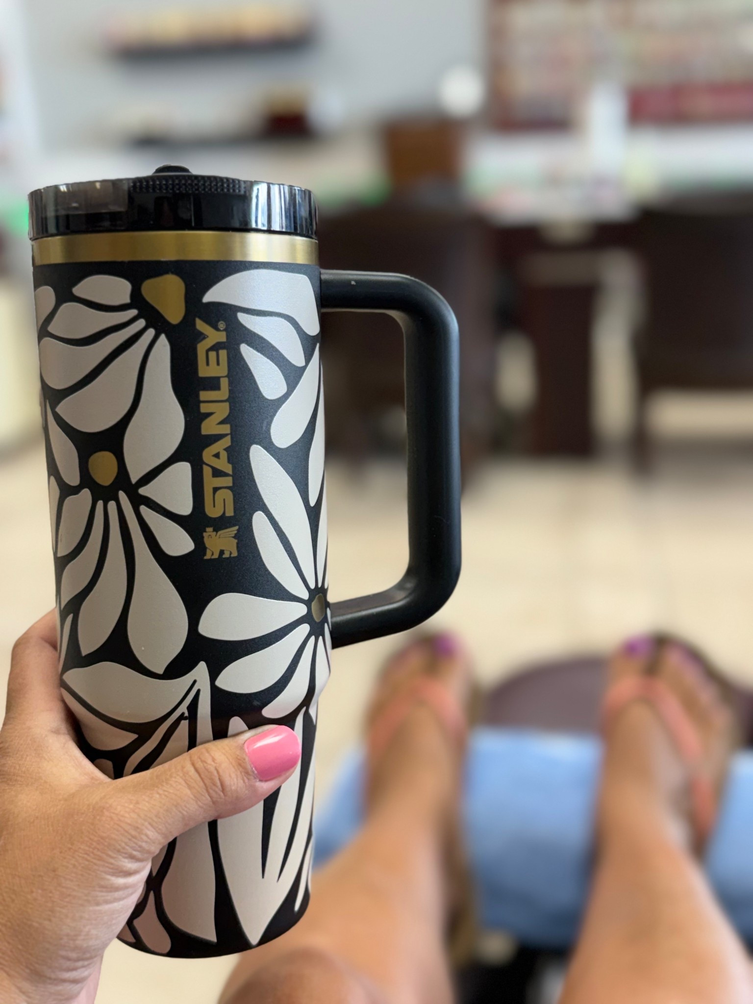 Stanley Wild Blooms 30oz tumbler (ProTour flip straw) in the viral floral print — bringing it with me to my pedicure because it goes everywhere with me 💅🌸

This is the one I use daily. Fully leakproof (I toss it in my bag), keeps drinks cold all day, and the flip straw is just easy when you’re on the go

Mother’s Day cutoff is 4/29 so it’s a good time to grab one, and there are a lot of Stanley styles on sale right now — code FOLLOW20 takes an extra 20% off

stanley 30oz flip straw tumbler leakproof stanley cup with handle insulated tumbler stanley quencher alternative flip straw lid spill proof tumbler everyday water bottle mom life essentials spring stanley collection mother’s day gift idea

#stanley1913partner

#LTKMothersDay #LTKselfcare #LTKmomlife