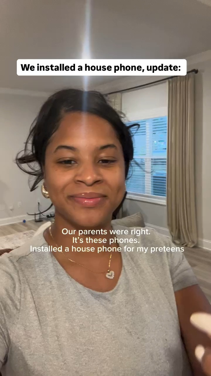Update📞☎️ : We installed the house phone & after one week it has been such a great decision. The kids are able to call family members and friends. We are able to turn off our cellphones at a certain time without worrying about emergency calls etc. 

We have one upstairs & one downstairs. Quiet hours start at 9pm. LOLOL. 

