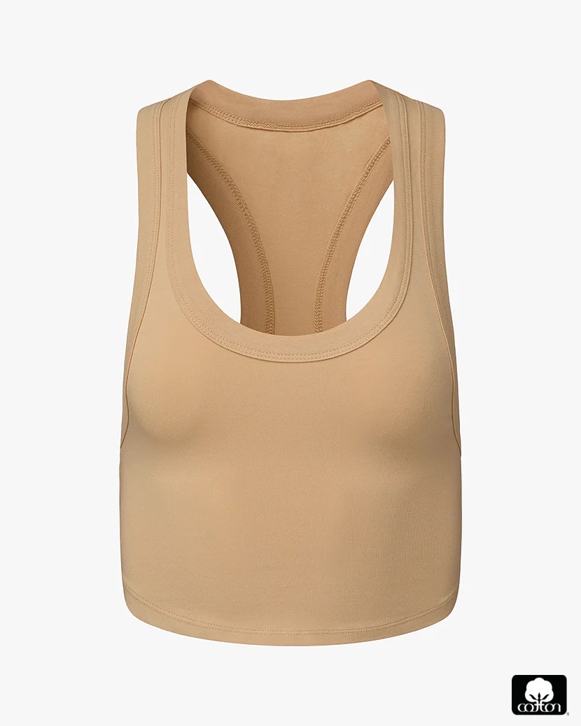 Cropped Scoop Tank | We Wore What