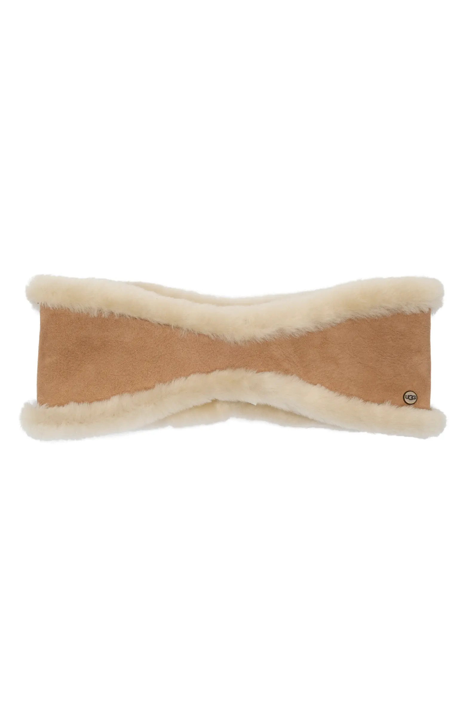 UGG Reversible Genuine Shearling Headband | Nordstrom Rack