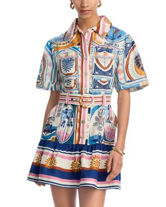 Cerrado Stamps Linen Dress | Bloomingdale's (US)