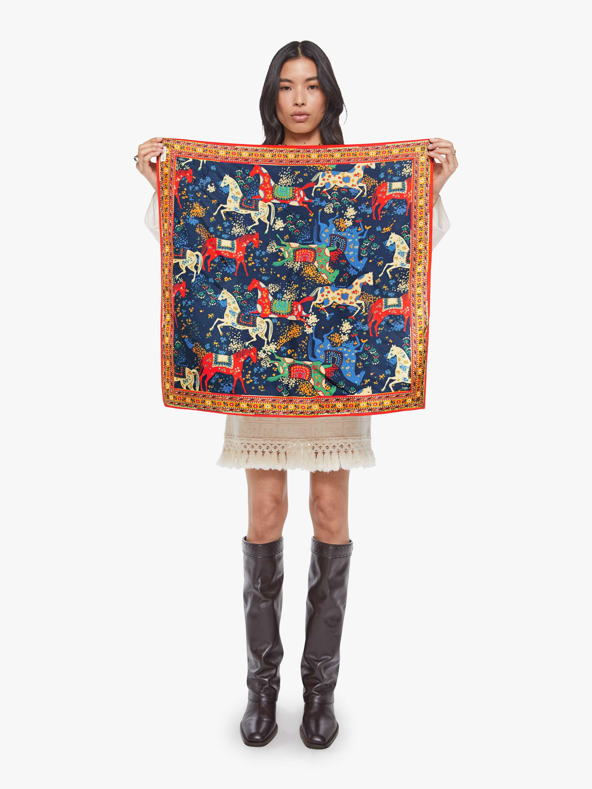 The Scarf It Down - Horse Around | Mother Denim