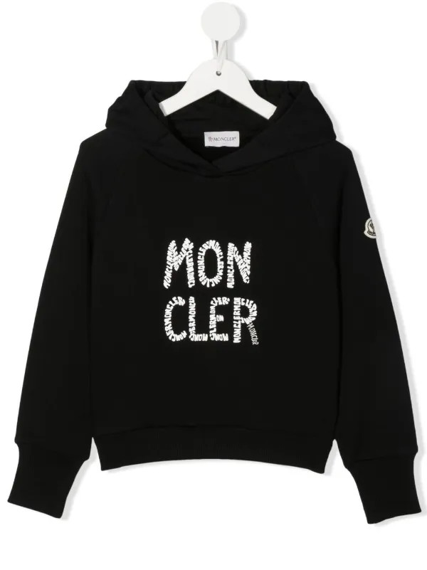 logo printed hoodie | Farfetch Global