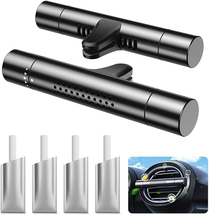 Car Air Fresheners, 2025 New Upgrade Car Perfume Diffuser Vent Clips with Essential Oil sticks fo... | Amazon (CA)