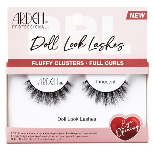 Ardell Doll Lashes Innocent - Natural False Eyelashes, Dramatic Lashes for a Flirty Look, Eye Makeup for Women, 1 Pair | Amazon (US)