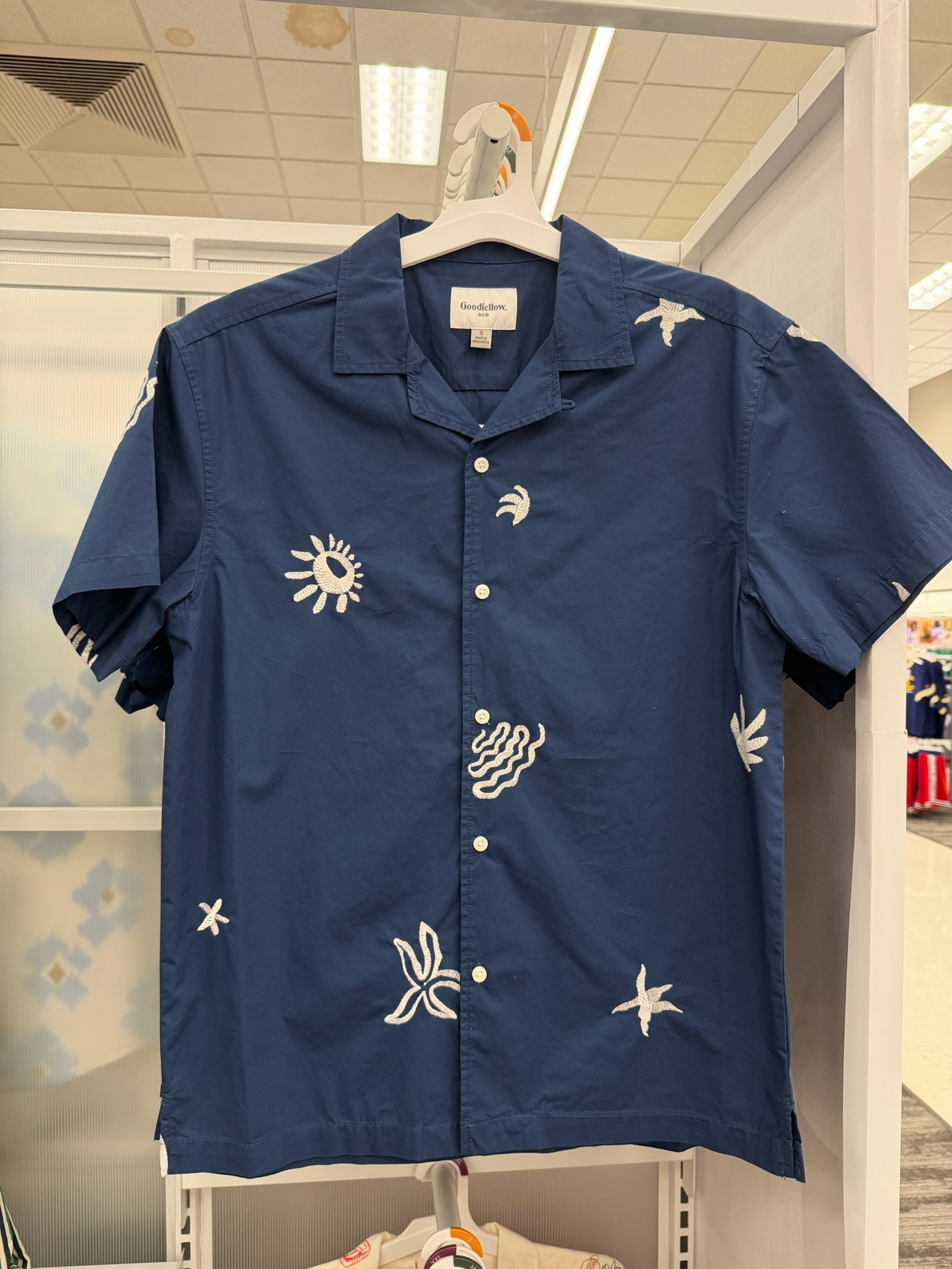 This Goodfellow camp shirt is giving vacation mode 🌊☀️ The relaxed fit, lightweight fabric, and classic navy color make it an easy grab for summer trips, beach days, backyard BBQs, and everyday wear. 

summer dresses, bathing suits, business casual workwear, wedding guest dress summer, plus size fashion, country concert, Target Finds, Mens Fashion, Goodfellow, Target Circle 

 #LTKootd #LTKSeasonal #LTKMens