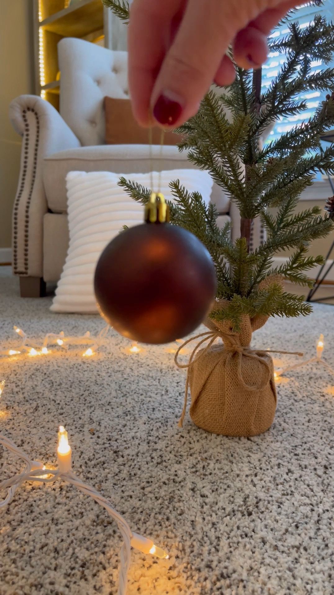 Brown ornaments!  We’re decorating our 2024 Christmas tree with warm browns and neutrals for a cozy woodsy aesthetic.   We want the tans and browns, some shiny and some matte. This is a great set from Amazon and they’re non breakable and kid and pet friendly!  

#LTKHome #LTKHoliday #LTKSeasonal