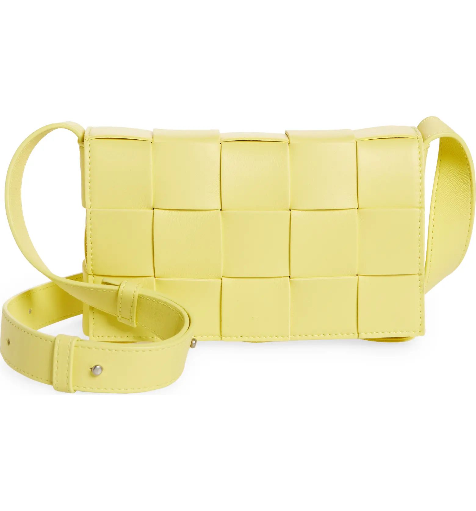 Small Intrecciato Leather Cassette Crossbody Bag | Nordstrom