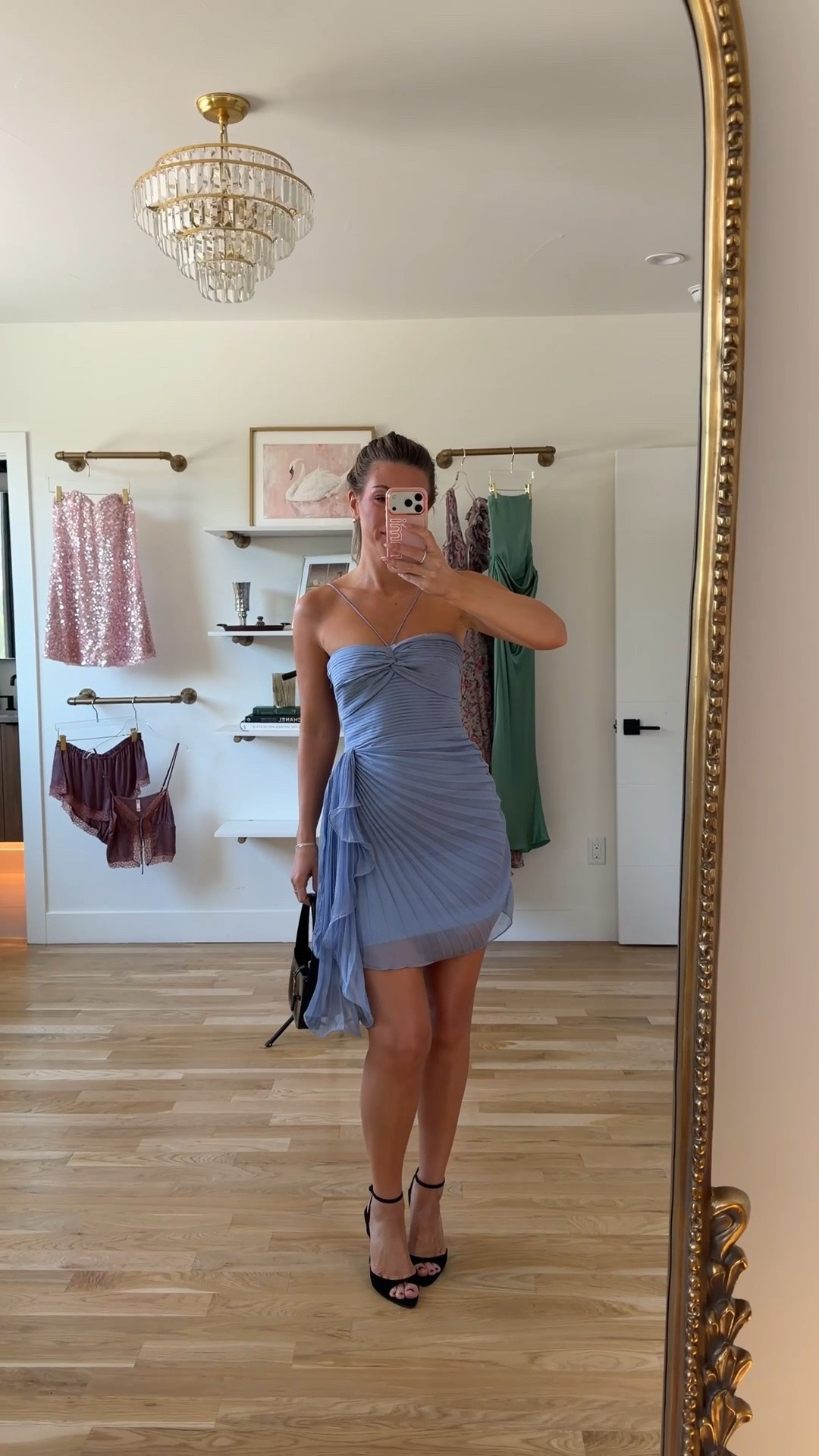 blue pleated mini with a knotted sweetheart neckline and ruffled draping down the front summer wedding guest dress for every girl 💍

I’m 5’4” & wearing my usual smalls/2


summer wedding guest dresses, wedding guest dresses, cocktail dresses, semi-formal dresses, black tie wedding guest dresses, destination wedding guest dresses, garden party dresses, wedding guest outfit ideas

#LTKSeasonal #LTKU #LTKWedding