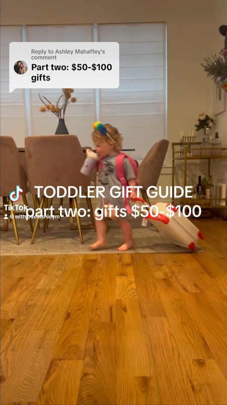 Toddler Gift Guide: $50-$100 gift ideas

Pretend Play Luggage Set
Wobble Board
Cash Register
Personalized Backpack
Magnetic Tiles
Ball Pit
Sensory Table
Play Makeup Set
Water Table
Play Steering Wheel and Dashboard
Play Tent

#LTKkids #LTKGiftGuide #LTKHoliday