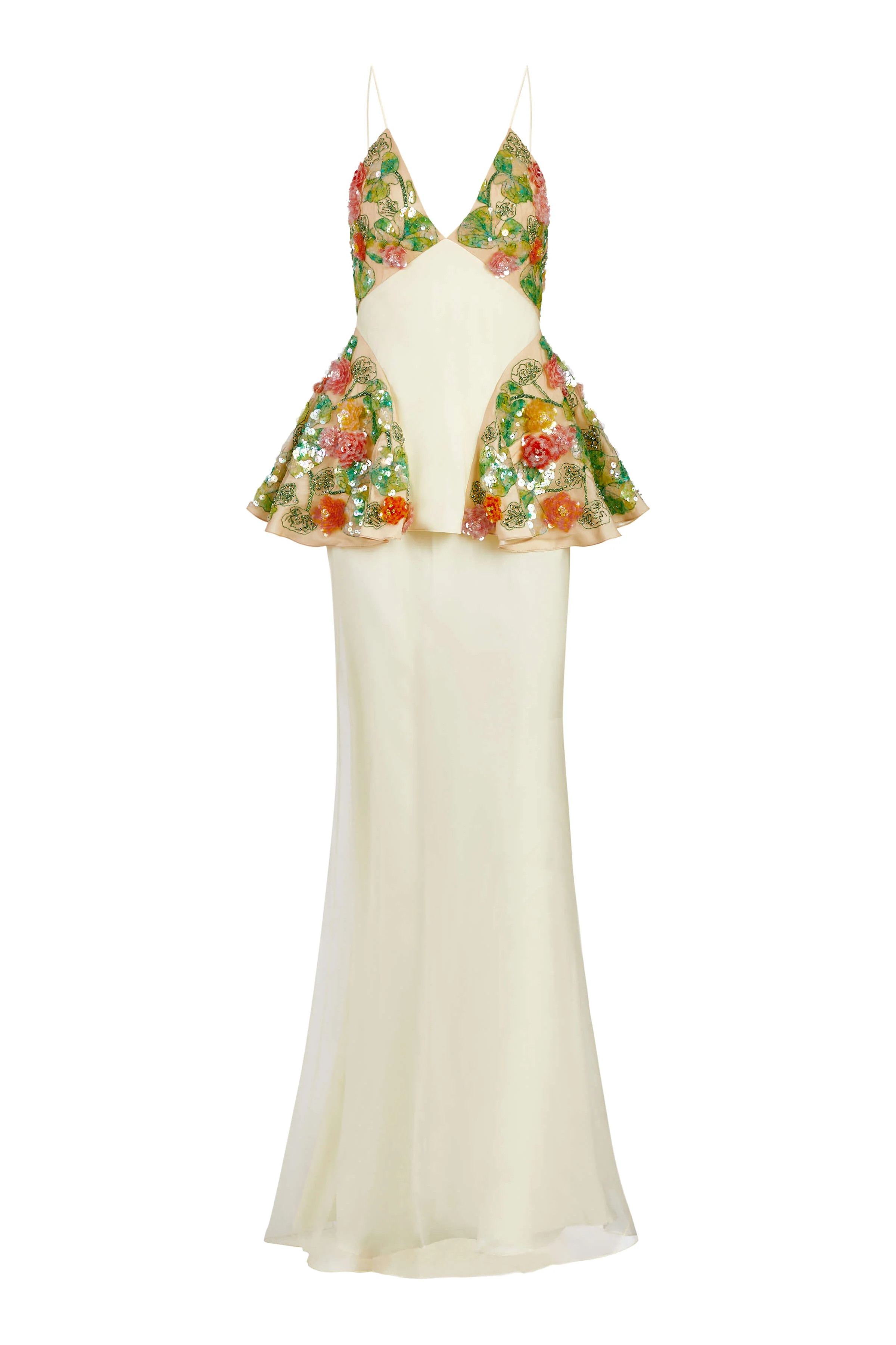 Isabeau Floral Organza Gown | Markarian
