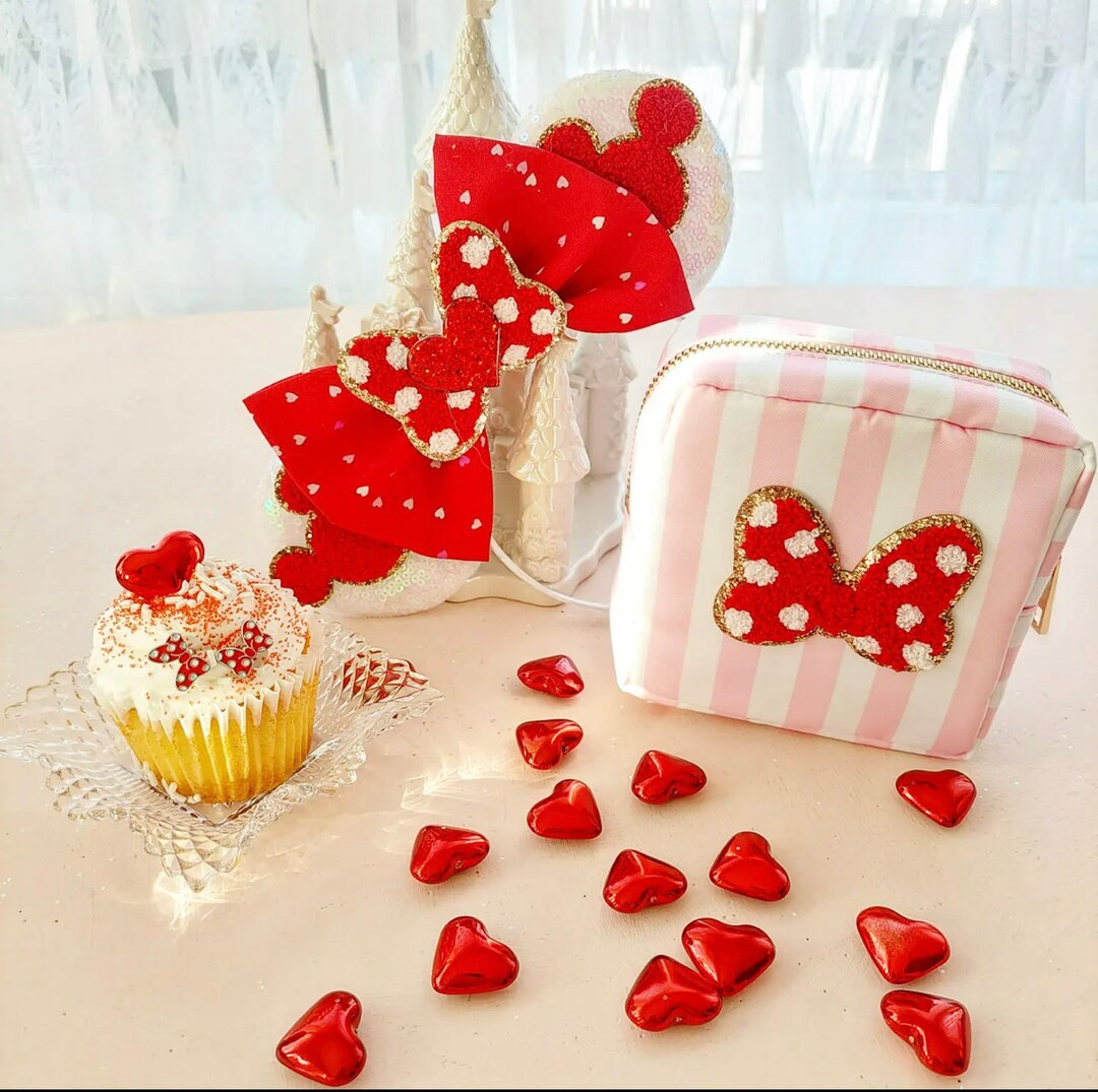 Valentines Sweetheart Red Disney Candy Hearts Patch Minnie - Etsy | Etsy (US)
